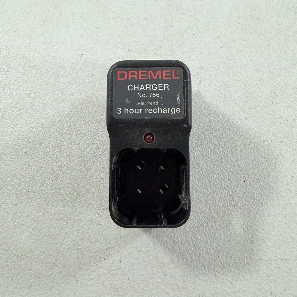 Dremel No. 756 Battery Charger 3 Hour Recharge 6V DC 200mA Black NA308